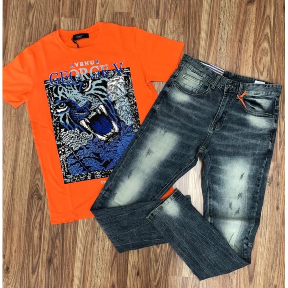 Smoke Rise Perth Blue Washed Basic Jeans